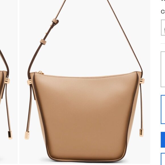 Anne Klein Handbags - Anne Klein NWT Bucket hobo shoulder bag in truffle